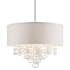 Elan Piatt 5 Light 24" Wide Pendant Chrome