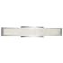 Elan Crushed Ice Large Bath Bar Chrome