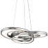 Elan Destiny 4 Light 28" Wide LED Abstract Pendant Chrome