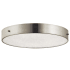 Elan Crystal Moon 16" Wide LED Flush Mount Drum Ceiling Fixture Brushed Nickel