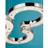 Elan-Crushed Ice Round Flushmount - Warm White-Beauty Shot