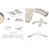 Elan-Crushed Ice Round Flushmount - Warm White-Catalog Page
