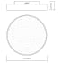 Elan-Crystal Moon Flushmount-Line Drawing