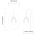 Elan-Lavinia Sconce-Line Drawing