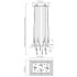 Elan-Maze Multi-Light Pendant-Line Drawing