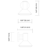 Elan-Rovero Sconce-Line Drawing