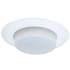Elco 6" Shower Trim with Drop Opal Lens and Reflector White