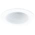 Elco 4" Phenolic Baffle Trim White