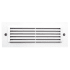 Elco 3000K LED Brick Light with Angled Louver White