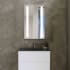 Electric Mirror Ascension 23-1/4" x 36" Lighted Frameless Single Door Medicine Cabinet N/A