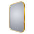 Electric Mirror Eminence 30" W x 42" H Rectangular Framed Bathroom Wall Mirror with Light Brushed Brass