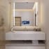 Electric Mirror Fusion with 21" TV 48" W x 42" H Rectangular Frameless Bathroom Wall Mirror with Light N/A