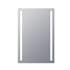 Electric Mirror Fusion 24" W x 36" H Rectangular Frameless Bathroom Wall Mirror with Light N/A