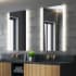 Electric Mirror Harmony 24" W x 36" H Rectangular Frameless Bathroom Wall Mirror with Light N/A