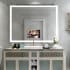 Electric Mirror Integrity with 15" TV 54" W x 42" H Rectangular Frameless Bathroom Wall Mirror with Light N/A