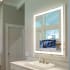 Electric Mirror Integrity with 21" TV 36" W x 42" H Rectangular Frameless Bathroom Wall Mirror with Light N/A