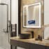Electric Mirror Integrity with 21" TV 42" W x 42" H Rectangular Frameless Bathroom Wall Mirror with Light N/A