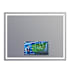 Electric Mirror Integrity with 21" TV 54" W x 42" H Rectangular Frameless Bathroom Wall Mirror with Light N/A