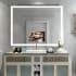 Electric Mirror Integrity with 21" TV 54" W x 42" H Rectangular Frameless Bathroom Wall Mirror with Light N/A