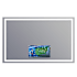 Electric Mirror Integrity with 21" TV 66" W x 42" H Rectangular Frameless Bathroom Wall Mirror with Light N/A