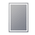 Electric Mirror Integrity 24" W x 36" H Rectangular Frameless Bathroom Wall Mirror with Light N/A