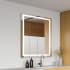 Electric Mirror Integrity 36" W x 42" H Rectangular Frameless Bathroom Wall Mirror with Light N/A