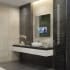 Electric Mirror Loft with 21.5" TV 30" W x 40" H Rectangular Frameless Bathroom Wall Mirror with Light N/A
