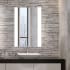 Electric Mirror Novo 24" W x 36" H Rectangular Frameless Bathroom Wall Mirror with Light N/A