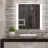 Electric Mirror Novo 36" W x 36" H Rectangular Frameless Bathroom Wall Mirror with Light N/A
