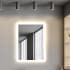 Electric Mirror Prestige 30" W x 42" H Rectangular Frameless Bathroom Wall Mirror with Light N/A