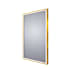 Electric Mirror Radiance LED Lighted Mirror Brushed Brass