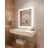 Electric Mirror Silhouette with 15" TV 36" W x 42" H Rectangular Frameless Bathroom Wall Mirror with Light N/A