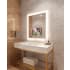 Electric Mirror Silhouette with 21" TV 36" W x 42" H Rectangular Frameless Bathroom Wall Mirror with Light N/A