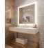 Electric Mirror Silhouette with 21" TV 42" W x 42" H Rectangular Frameless Bathroom Wall Mirror with Light N/A