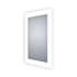 Electric Mirror Silhouette 24" W x 36" H Rectangular Frameless Bathroom Wall Mirror with Light N/A