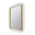 Electric Mirror Eminence 30" W x 42" H Rectangular Framed Bathroom Wall Mirror with Light Brushed Brass