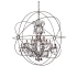 Elegant Lighting Geneva 25 Light 60" Wide Crystal Chandelier with Silver Shade Royal Cut Crystals Dark Bronze