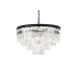 Elegant Lighting Sydney 17 Light 32" Wide Crystal Chandelier with Clear Royal Cut Crystals Matte Black