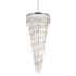 Elegant Lighting Sydney 35 Light 30" Wide Crystal Waterfall Chandelier Polished Nickel