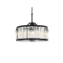 Elegant Lighting Chelsea 8 Light 28" Wide Crystal Drum Chandelier with Clear Royal Cut Crystals Matte Black