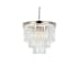 Elegant Lighting Sydney 9 Light 20" Wide Crystal Mini Chandelier with Clear Royal Cut Crystals Polished Nickel