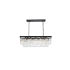 Elegant Lighting Sydney 12 Light 40" Wide Crystal Linear Chandelier with Clear Royal Cut Crystals Matte Black