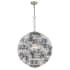 Elegant Lighting-1702D24-Full Fixture in Antique Silver Leaf