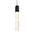 Elegant Lighting Aurora 5" Wide Crystal Mini Pendant Black