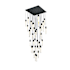 Elegant Lighting Aurora 42" Wide Crystal Chandelier Black