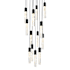 Elegant Lighting Aurora 30" Wide Crystal Chandelier Black