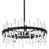 Elegant Lighting Serena 14 Light 25" Wide Crystal Drum Chandelier with Clear Crystal Accents Black