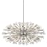 Elegant Lighting Vera 38 Light 48" Wide Oval Crystal Sputnik Chandelier with Clear Royal Cut Crystals Chrome