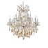 Elegant Lighting Maria Theresa 19 Light 30" Wide Crystal Chandelier with Golden Teak Royal Cut Crystals Chrome