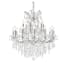 Elegant Lighting Maria Theresa 19 Light 30" Wide Crystal Chandelier with Clear Royal Cut Crystals Chrome